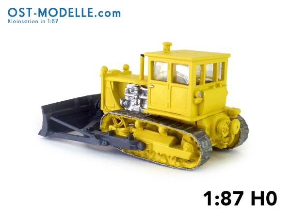 Planierraupe S100 CHTZ DZ 53 alte Kabine breites Schiebeschild - gelb